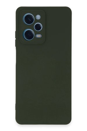 Uray store Xiaomi Redmi Note 12 Pro 5G Kılıf Nano içi Kadife Silikon - Koyu Yeşil
