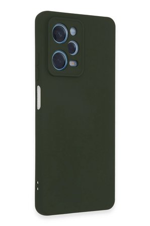 Uray store Xiaomi Redmi Note 12 Pro 5G Kılıf Nano içi Kadife Silikon - Koyu Yeşil
