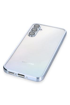 Uray store Samsung Galaxy A34 5G Kılıf Razer Lensli Silikon - Açık Mavi