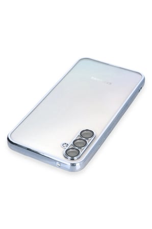 Uray store Samsung Galaxy A34 5G Kılıf Razer Lensli Silikon - Açık Mavi