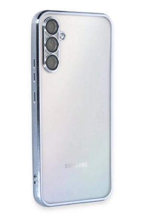 Uray store Samsung Galaxy A54 5G Kılıf Razer Lensli Silikon - Açık Mavi