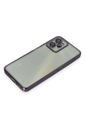 Uray store Realme C35 Kılıf Razer Lensli Silikon - Mor