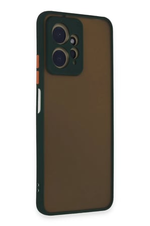 Uray store Xiaomi Redmi Note 12 4G Kılıf Montreal Silikon Kapak - Yeşil