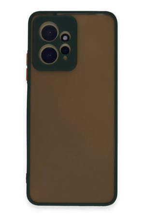 Uray store Xiaomi Redmi Note 12 4G Kılıf Montreal Silikon Kapak - Yeşil