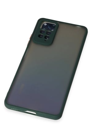 Uray store Xiaomi Redmi Note 12 Pro 4G Kılıf Montreal Silikon Kapak - Yeşil