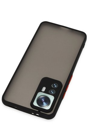 Uray store Xiaomi Mi 12T Pro Kılıf Montreal Silikon Kapak - Siyah