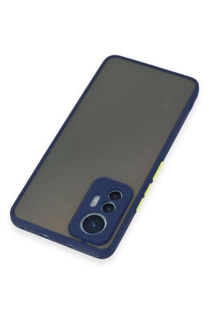 Uray store Xiaomi Mi 12 Lite Kılıf Montreal Silikon Kapak - Lacivert