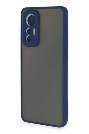 Uray store Xiaomi Mi 12 Lite Kılıf Montreal Silikon Kapak - Lacivert