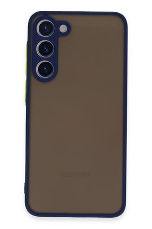 Uray store Samsung Galaxy S23 Kılıf Montreal Silikon Kapak - Lacivert