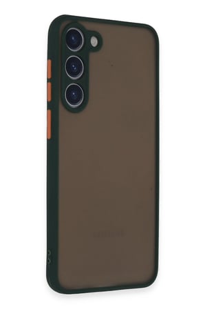 Uray store Samsung Galaxy S23 Plus Kılıf Montreal Silikon Kapak - Yeşil