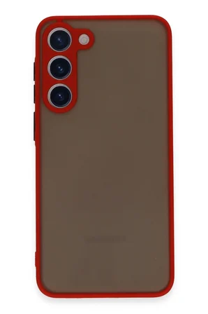 Uray store Samsung Galaxy S23 Plus Kılıf Montreal Silikon Kapak - Kırmızı