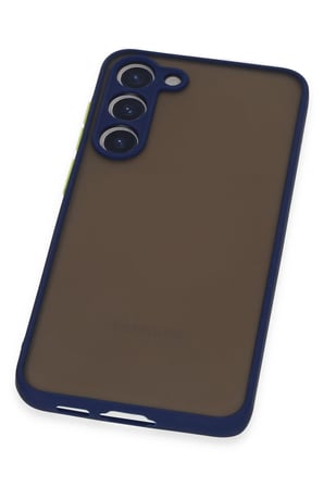 Uray store Samsung Galaxy S23 Plus Kılıf Montreal Silikon Kapak - Lacivert