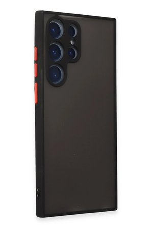 Uray store Samsung Galaxy S23 Ultra Kılıf Montreal Silikon Kapak - Siyah