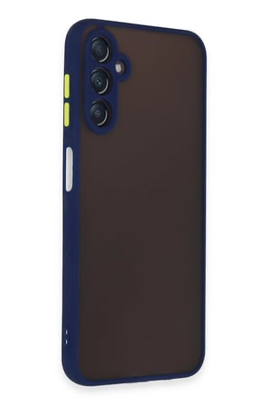 Uray store Samsung Galaxy A14 4G Kılıf Montreal Silikon Kapak - Lacivert