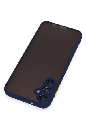 Uray store Samsung Galaxy A14 4G Kılıf Montreal Silikon Kapak - Lacivert