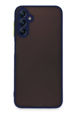 Uray store Samsung Galaxy A14 4G Kılıf Montreal Silikon Kapak - Lacivert