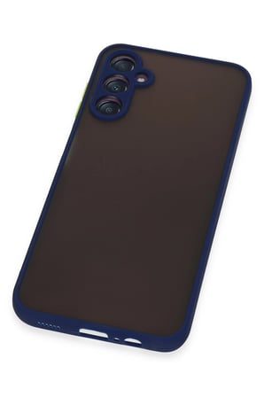 Uray store Samsung Galaxy A14 4G Kılıf Montreal Silikon Kapak - Lacivert