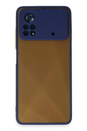 Uray store Xiaomi Poco X4 Pro 5G Kılıf Montreal Silikon Kapak - Lacivert