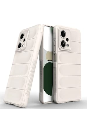 Uray store Xiaomi Poco X5 5G Kılıf Optimum Silikon - Krem