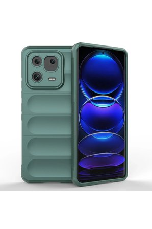 Uray store Xiaomi Mi 13 Pro Kılıf Optimum Silikon - Koyu Yeşil