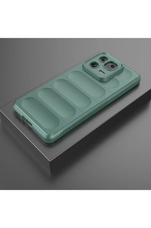 Uray store Xiaomi Mi 13 Pro Kılıf Optimum Silikon - Koyu Yeşil
