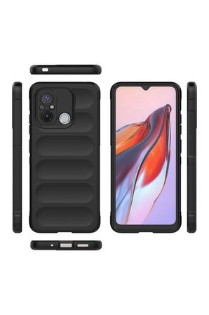 Uray store Xiaomi Redmi 12C Kılıf Optimum Silikon - Siyah