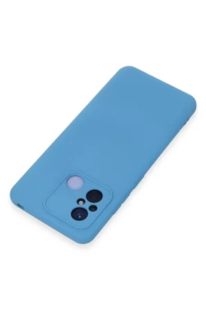 Uray store Xiaomi Redmi 12C Kılıf Nano içi Kadife Silikon - Mavi