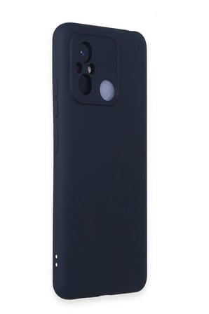 Uray store Xiaomi Redmi 12C Kılıf Nano içi Kadife Silikon - Lacivert