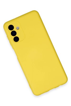 Uray store Samsung Galaxy A24 4G Kılıf Nano içi Kadife Silikon - Sarı