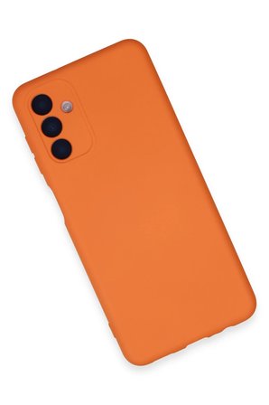 Uray store Samsung Galaxy A24 4G Kılıf Nano içi Kadife Silikon - Turuncu
