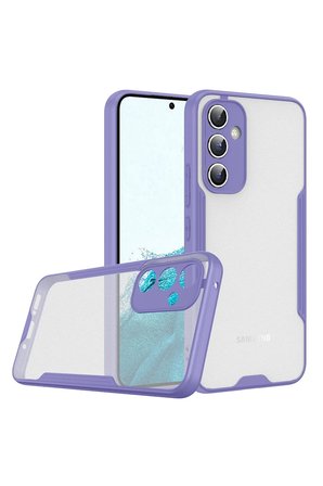 Uray store Samsung Galaxy A24 4G Kılıf Platin Silikon - Lila