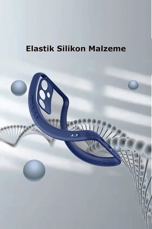 Uray store Samsung Galaxy A24 4G Kılıf Platin Silikon - Yeşil