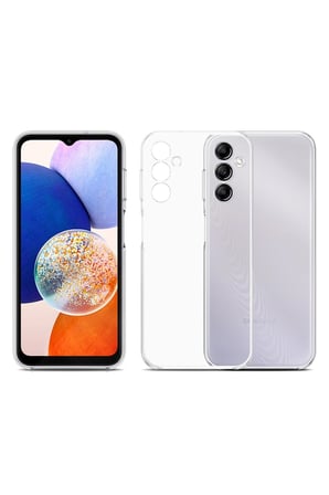 Uray store Samsung Galaxy A14 4G Kılıf Lüx Şeffaf Silikon