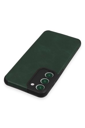 Uray store Samsung Galaxy S23 Plus Kılıf Loop Deri Silikon - Yeşil