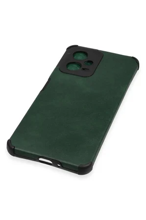 Uray store Xiaomi Redmi Note 12 5G Kılıf Loop Deri Silikon - Yeşil