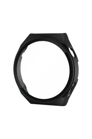 Uray store Huawei Watch GT3 42mm Dota Camlı Kasa Ekran Koruyucu - Siyah