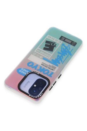 Uray store Xiaomi Redmi 12C Kılıf Estoril Desenli Kapak - Estoril - 1