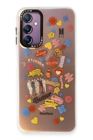 Uray store Samsung Galaxy A14 4G Kılıf Estoril Desenli Kapak - Estoril - 16