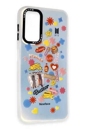 Uray store Samsung Galaxy A14 4G Kılıf Estoril Desenli Kapak - Estoril - 16