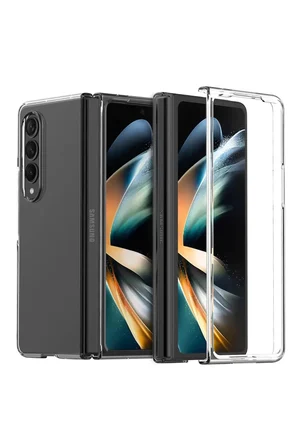 Uray store Samsung Galaxy Z Fold 3 Kılıf Fold TPU Silikon - Şeffaf