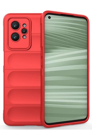 Uray store Realme GT2 Pro 5G Kılıf Optimum Silikon - Kırmızı
