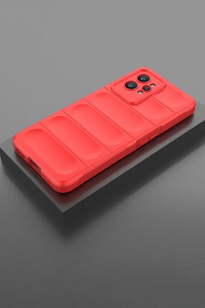 Uray store Realme GT2 Pro 5G Kılıf Optimum Silikon - Kırmızı