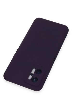 Uray store Realme 9i 4G Kılıf Nano içi Kadife Silikon - Mor