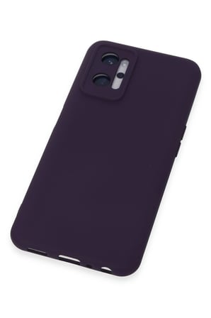 Uray store Realme 9i 4G Kılıf Nano içi Kadife Silikon - Mor