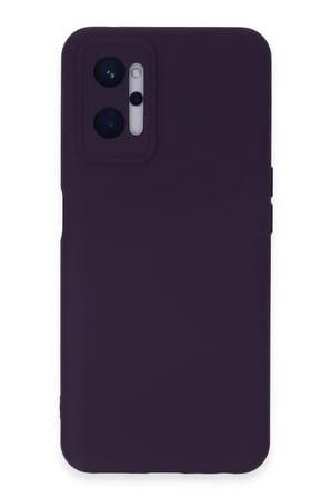 Uray store Realme 9i 4G Kılıf Nano içi Kadife Silikon - Mor