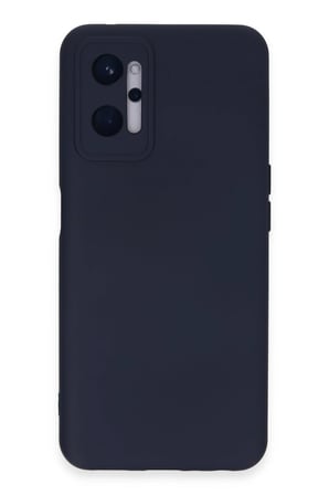 Uray store Realme 9i 4G Kılıf Nano içi Kadife Silikon - Lacivert