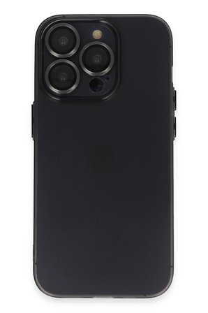 Uray store Apple iPhone 13 Pro Max Kılıf Luko Lens Silikon - Siyah