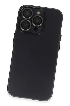 Uray store Apple iPhone 13 Pro Max Kılıf Luko Lens Silikon - Siyah