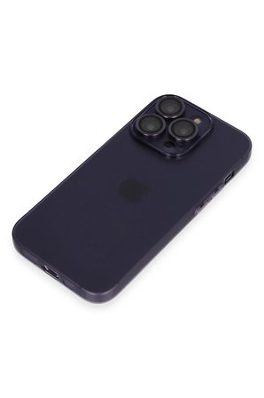 Uray store Apple iPhone 14 Pro Max Kılıf Luko Lens Silikon - Derin Mor