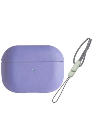 Uray store Apple Airpods Pro 2 (2.nesil) 405 Deri Kılıf - Lila